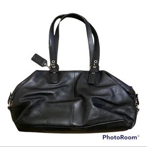 Coach black shoulder bag